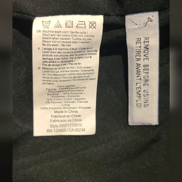 Highline Faux Leather Moto Jacket - Picture 4 of 4